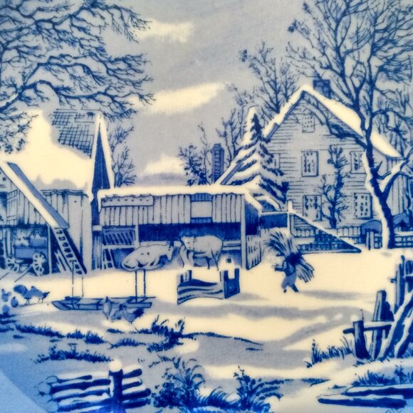 Currier and Ives plate - Picture 5 of 5